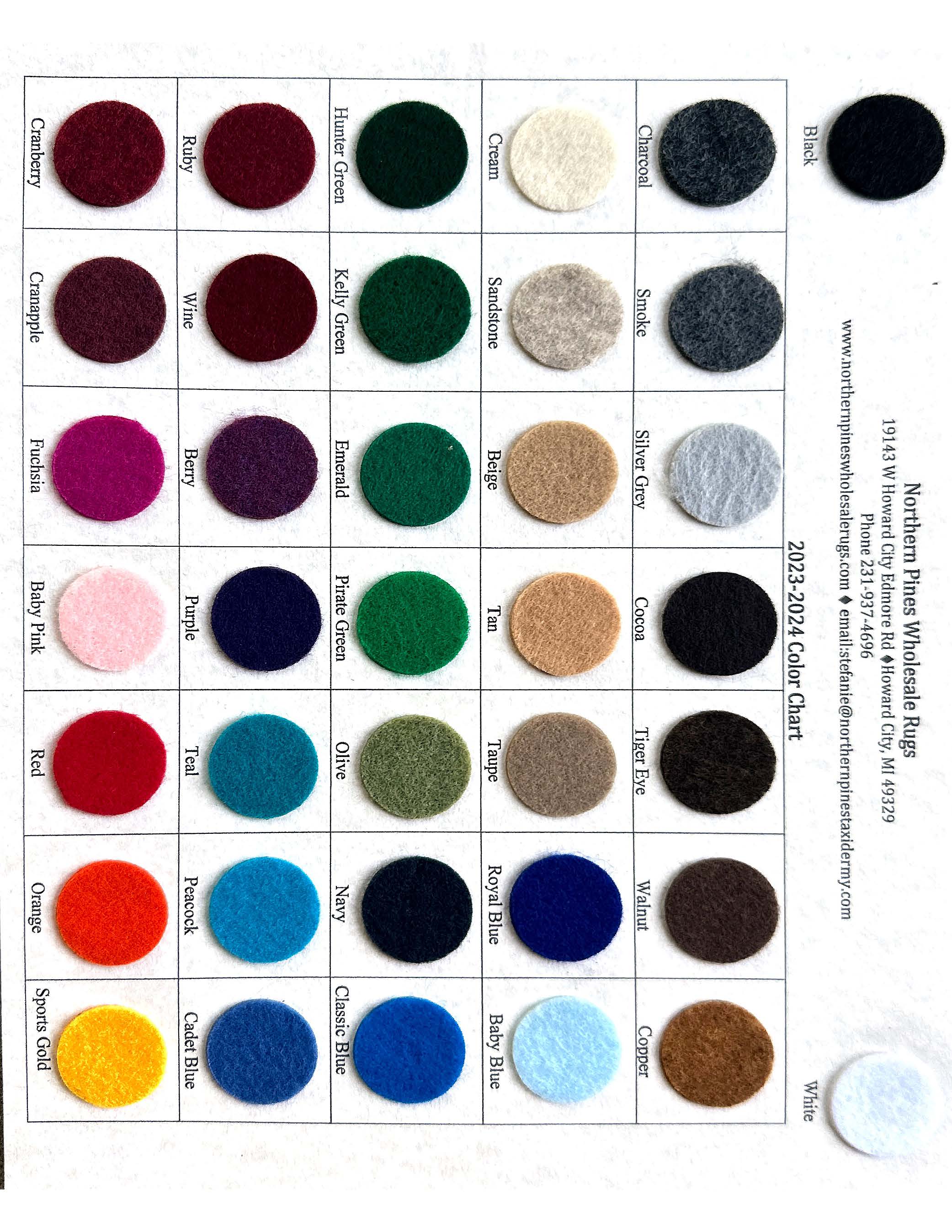 color chart